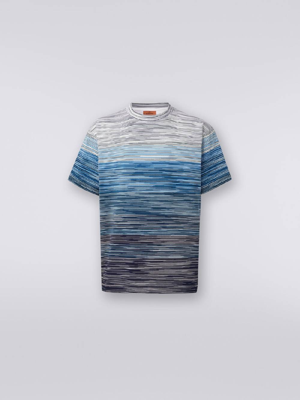 Missoni T-shirt A Maniche Corte In Cotone Fiammato
