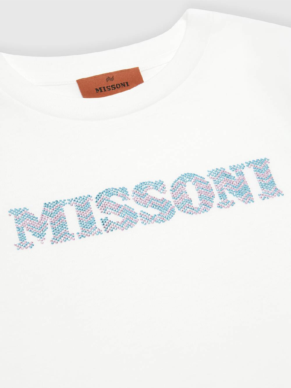 Missoni T-shirt In Jersey Di Cotone Logata