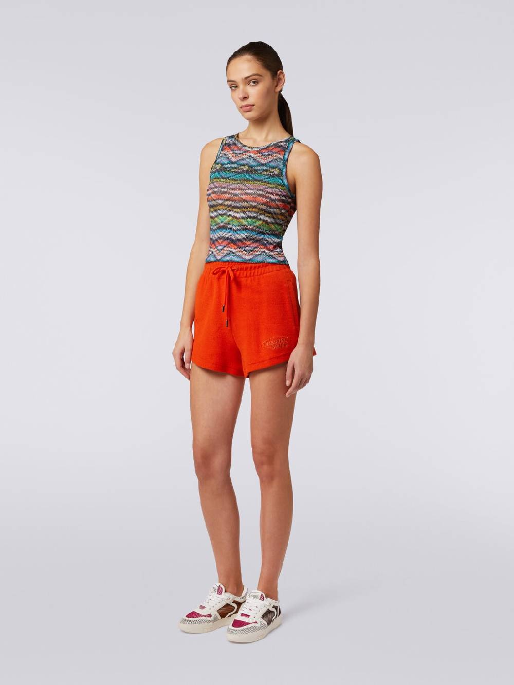 Missoni Top In Nylon Stretch Stampato