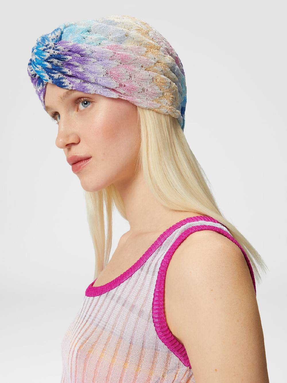 Missoni Turbante In Viscosa Lamé