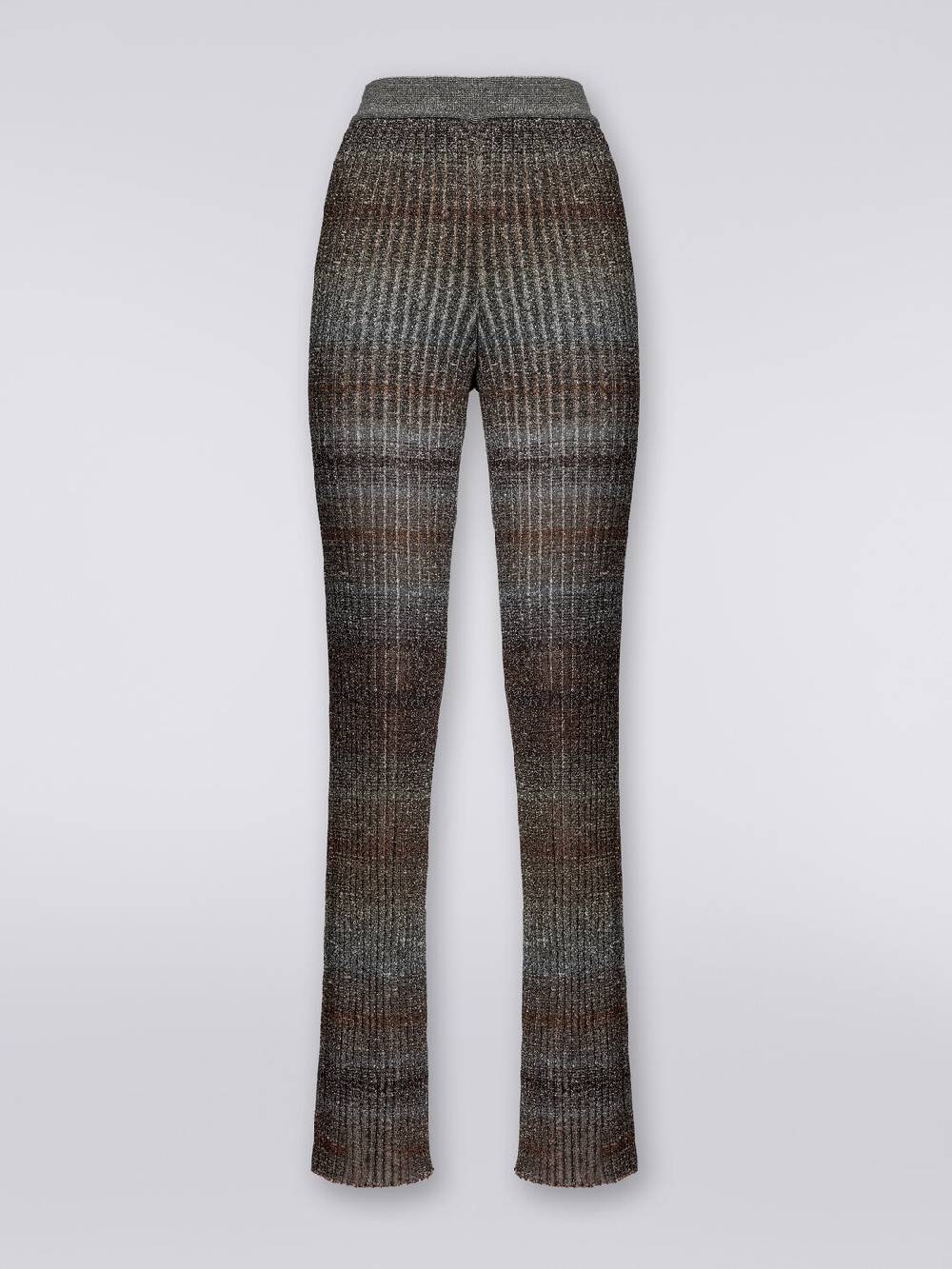 Missoni Pantaloni Dritti In Viscosa E Lurex A Costine