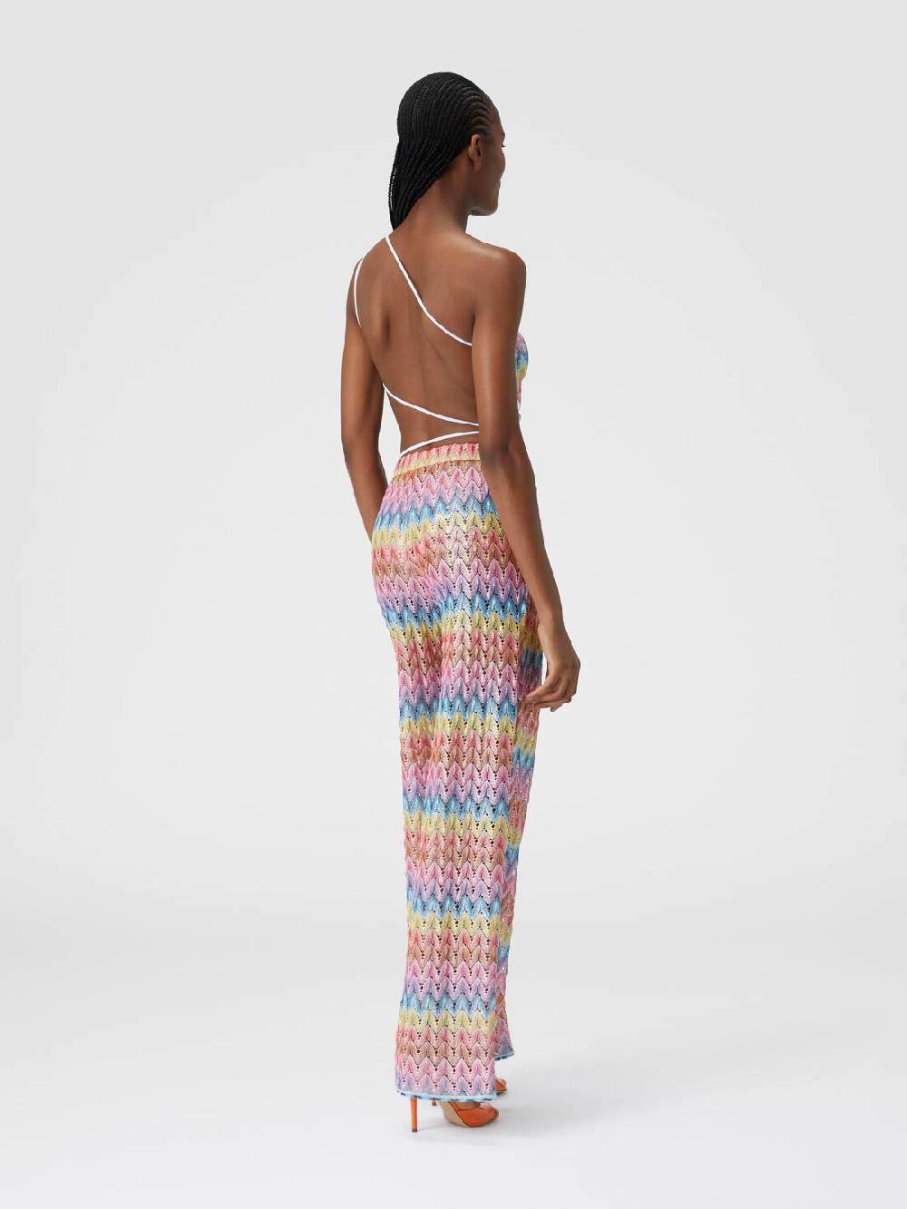 Missoni Pantaloni In Pizzo Di Misto Cotone Spalmato