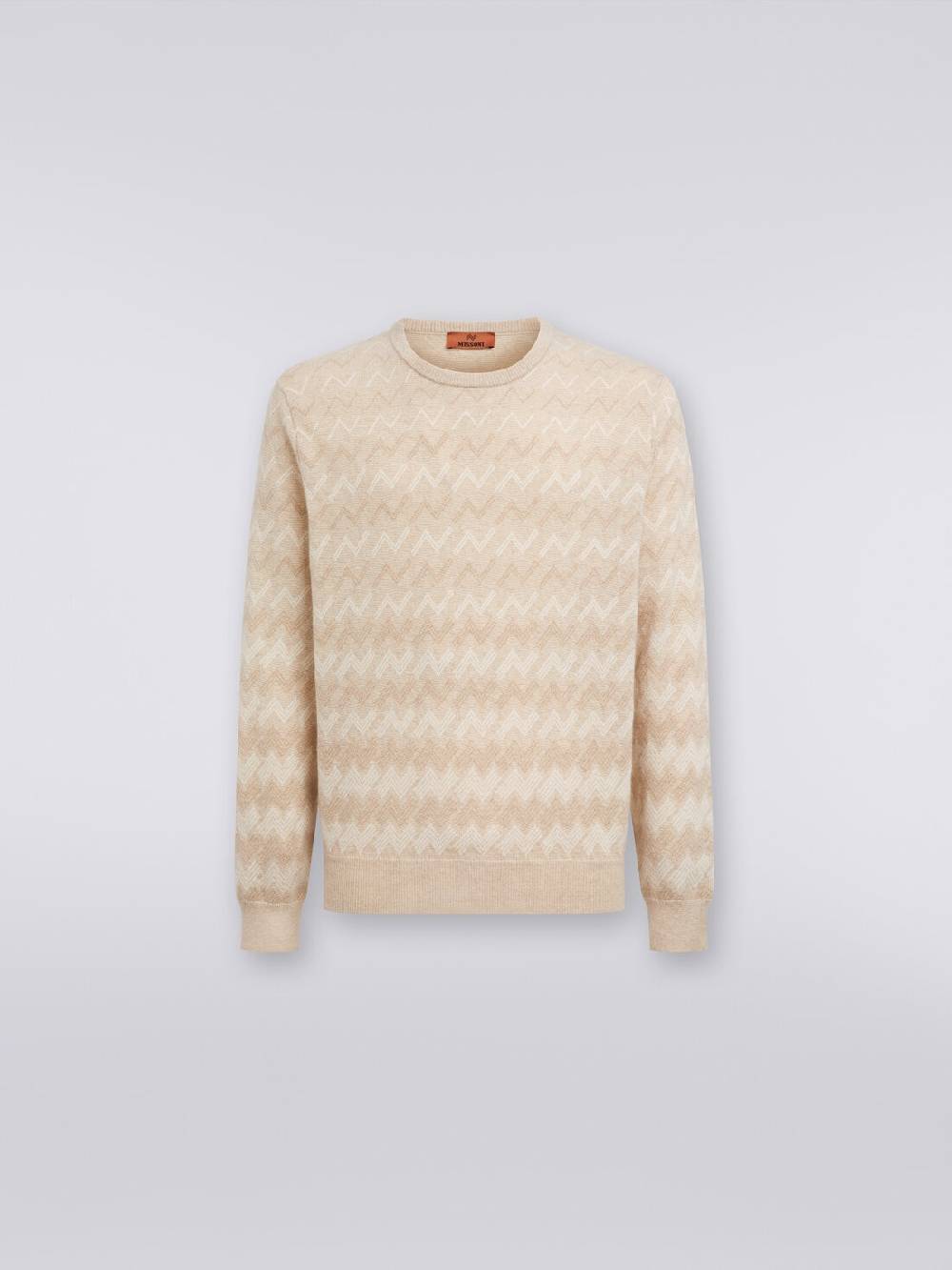Missoni Pullover Girocollo In Cachemire Con Zig Zag