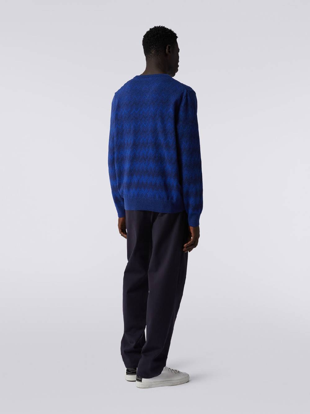 Missoni Pullover Girocollo In Cachemire Con Zig Zag