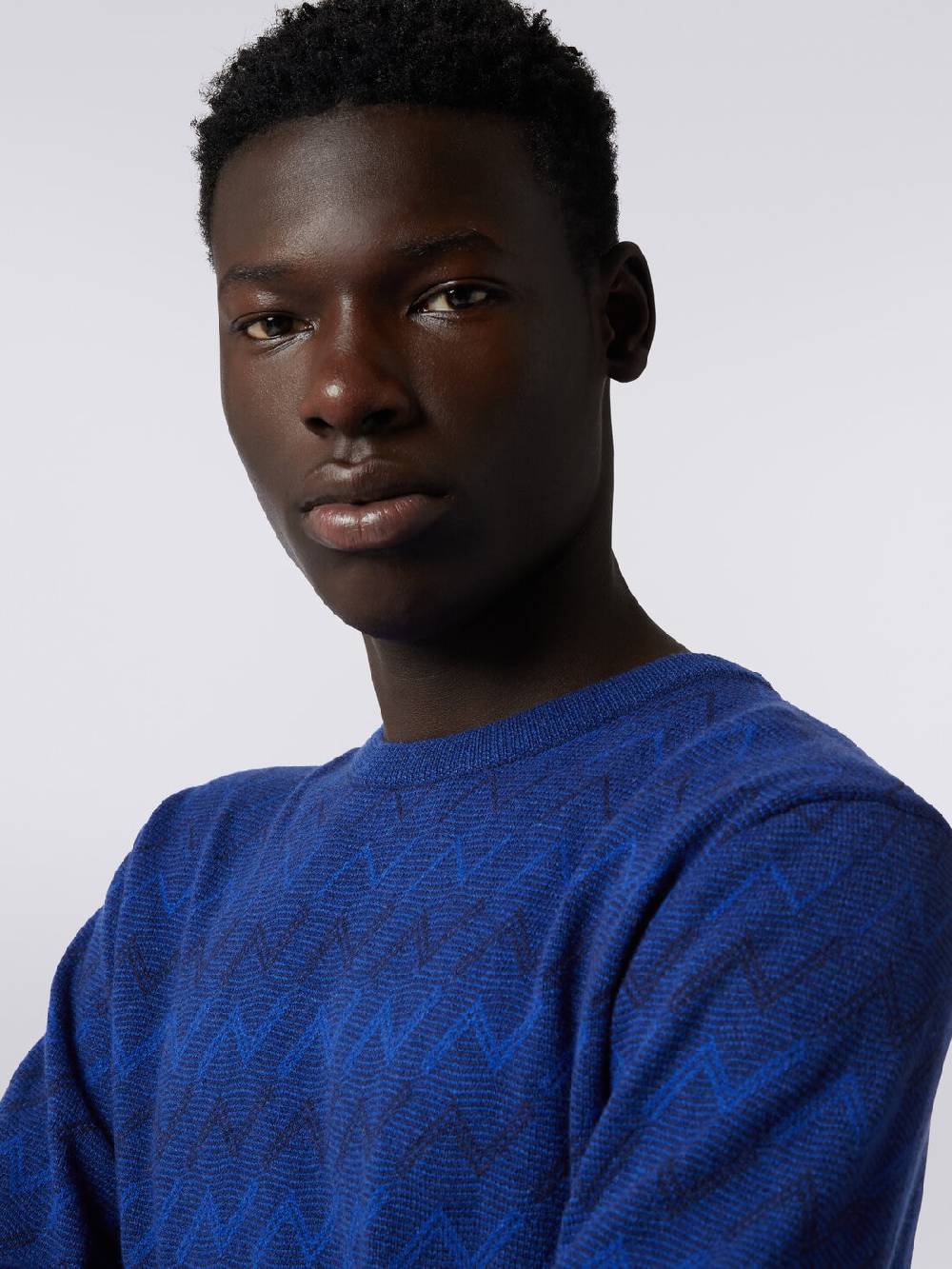 Missoni Pullover Girocollo In Cachemire Con Zig Zag