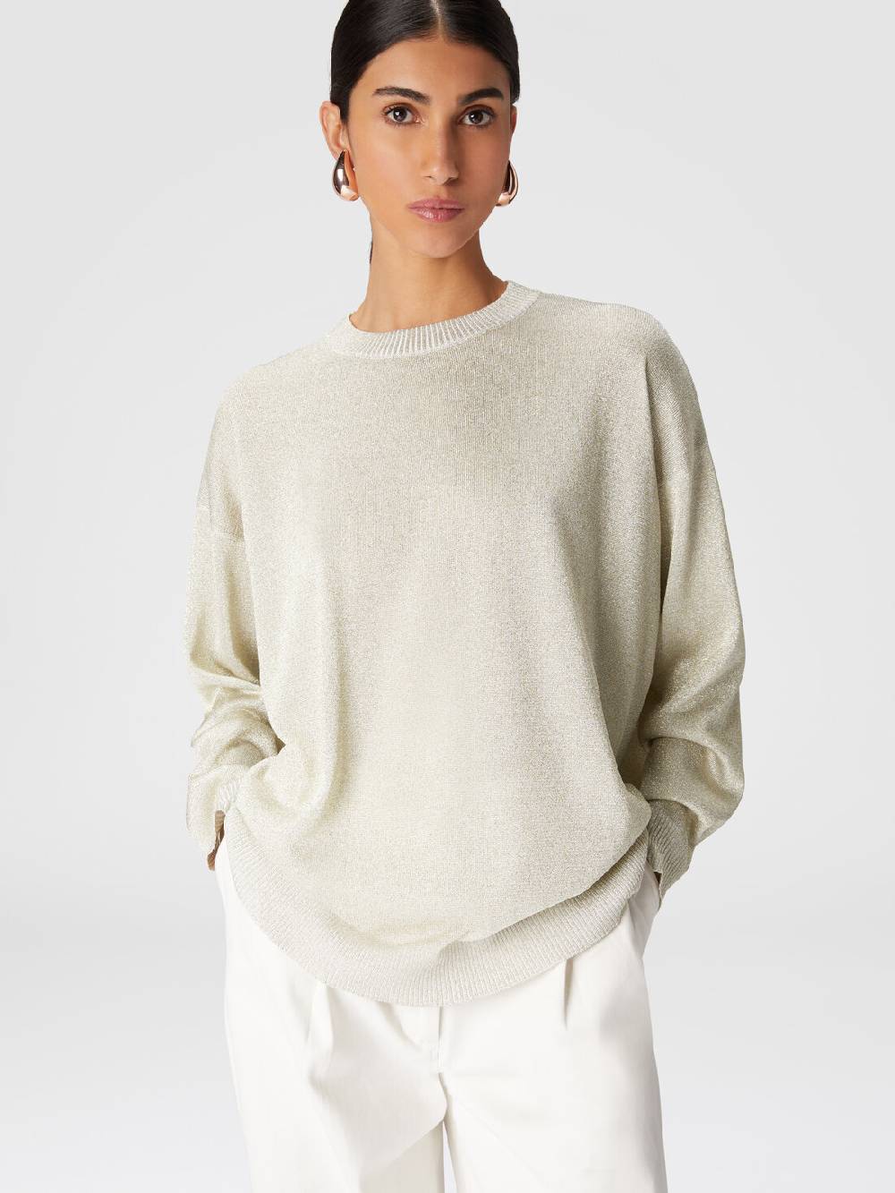 Missoni Pullover Girocollo In Viscosa Effetto Glitter