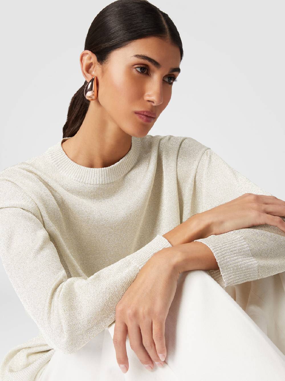 Missoni Pullover Girocollo In Viscosa Effetto Glitter