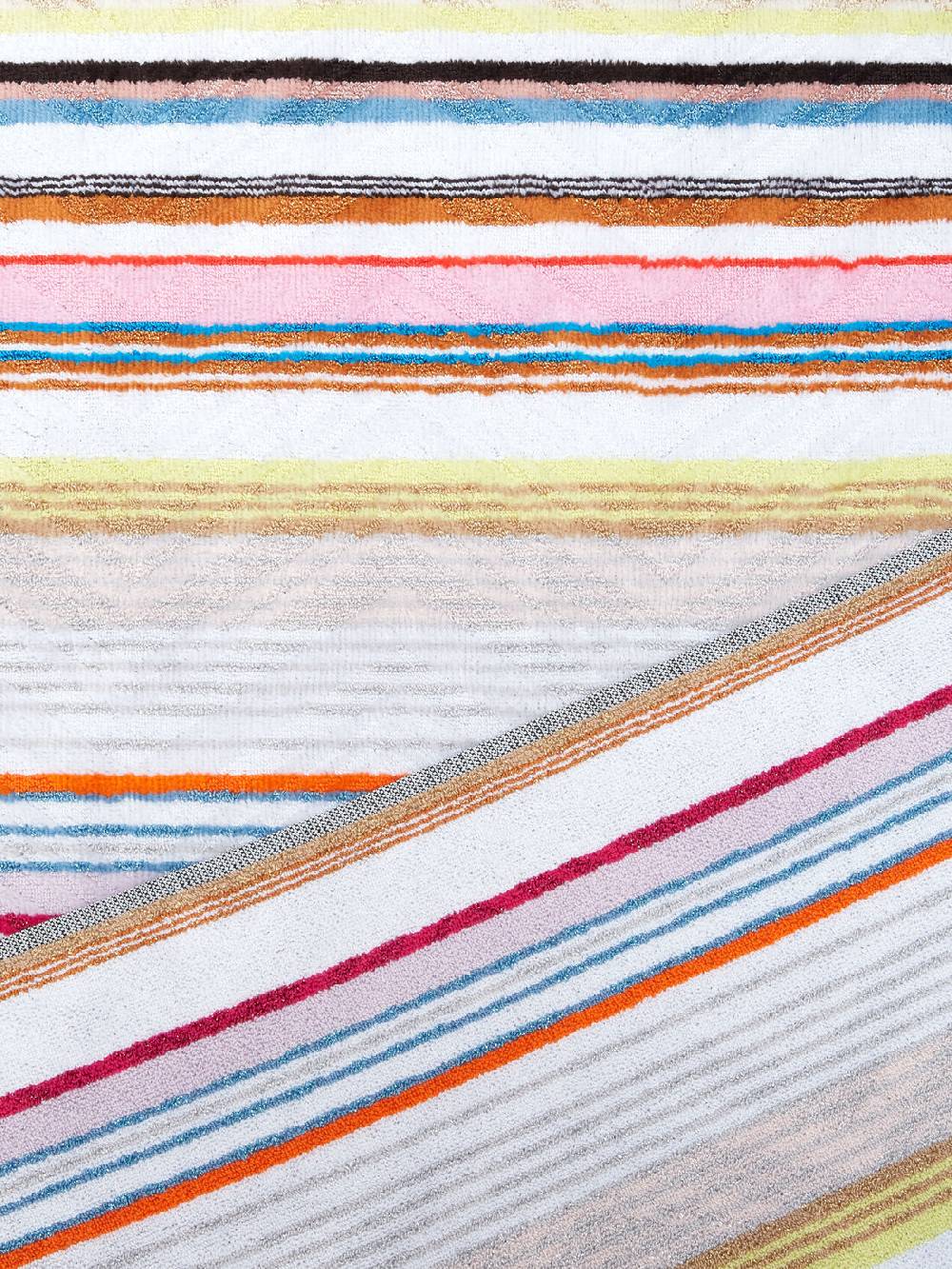 Missoni Set 2 Pezzi Di Asciugamani Da Bagno Moonshadow In Spugna Di Cotone Con Lurex