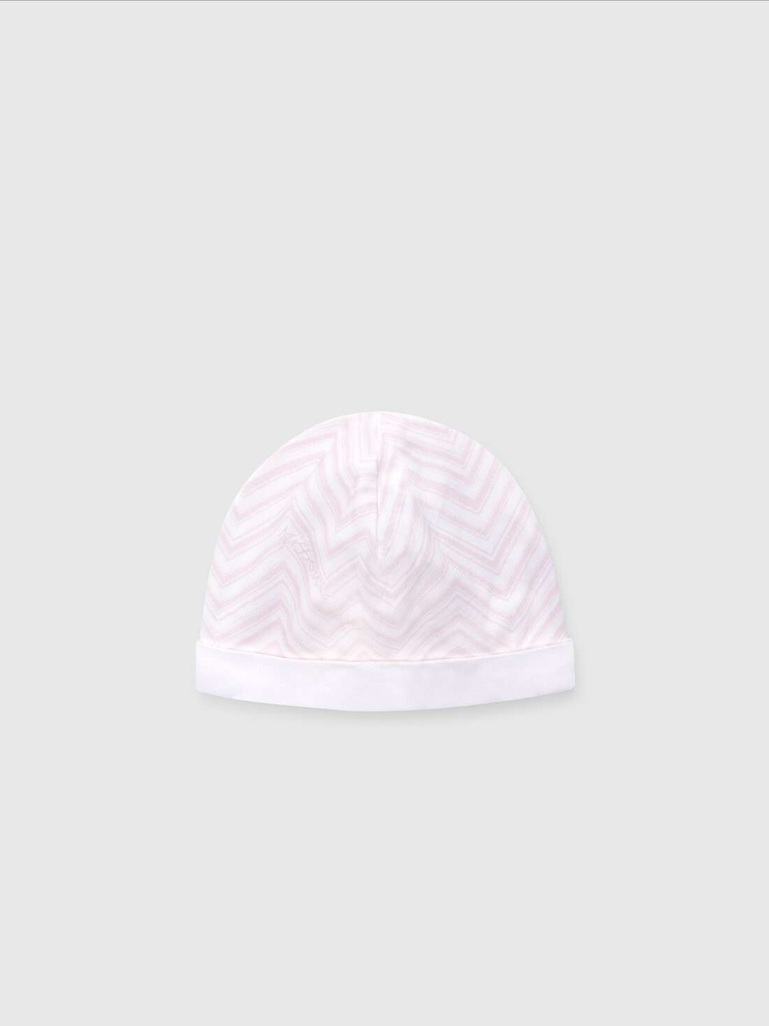 Missoni Set Due Pezzi Con Tutina E Zuccotto In Cotone Zig Zag