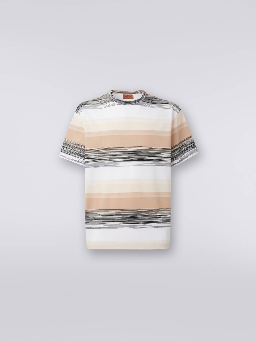 Missoni T-shirt A Maniche Corte In Cotone Con Inserti Fiammati