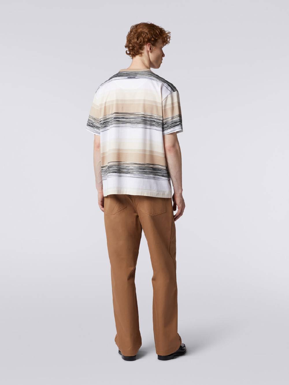 Missoni T-shirt A Maniche Corte In Cotone Con Inserti Fiammati