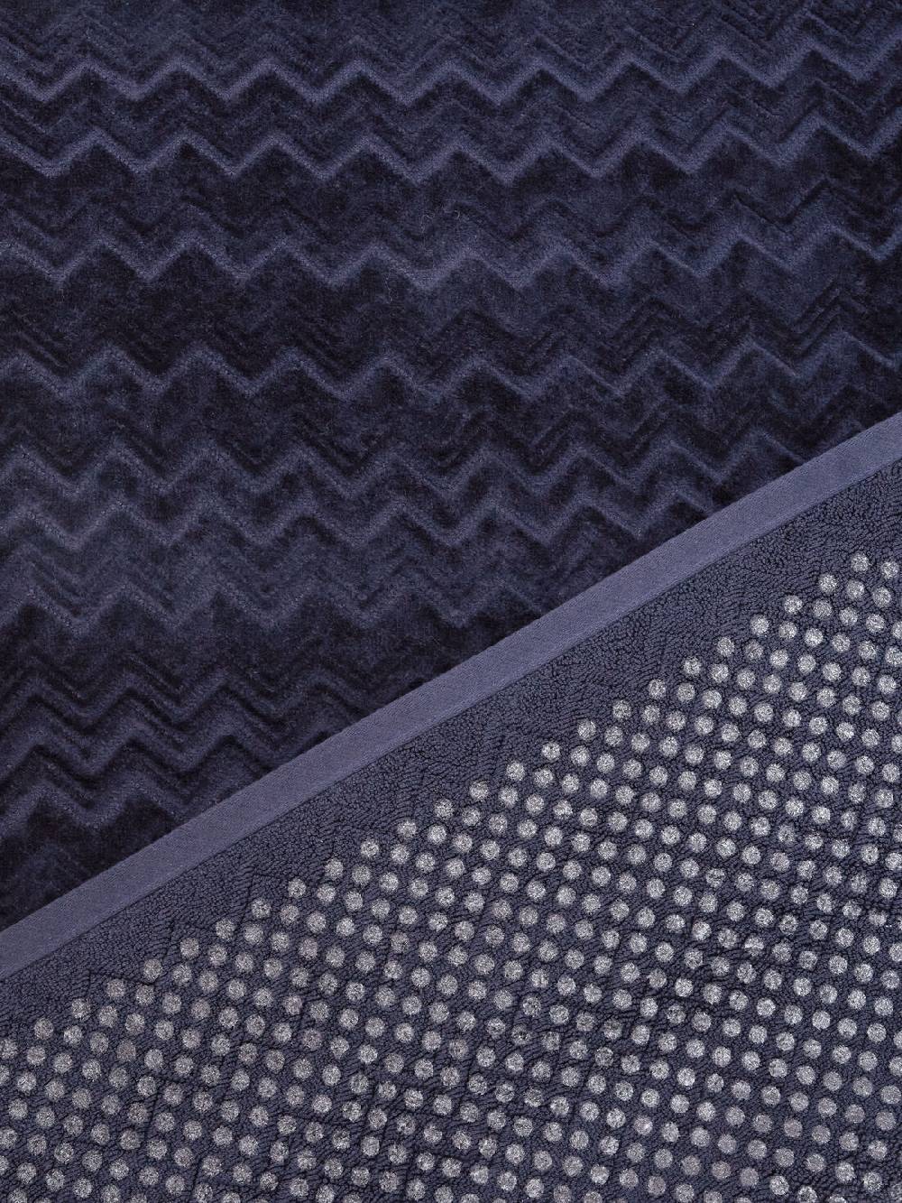 Missoni Tappetino Da Bagno Chalk 60x90 Cm In Cotone Zig Zag