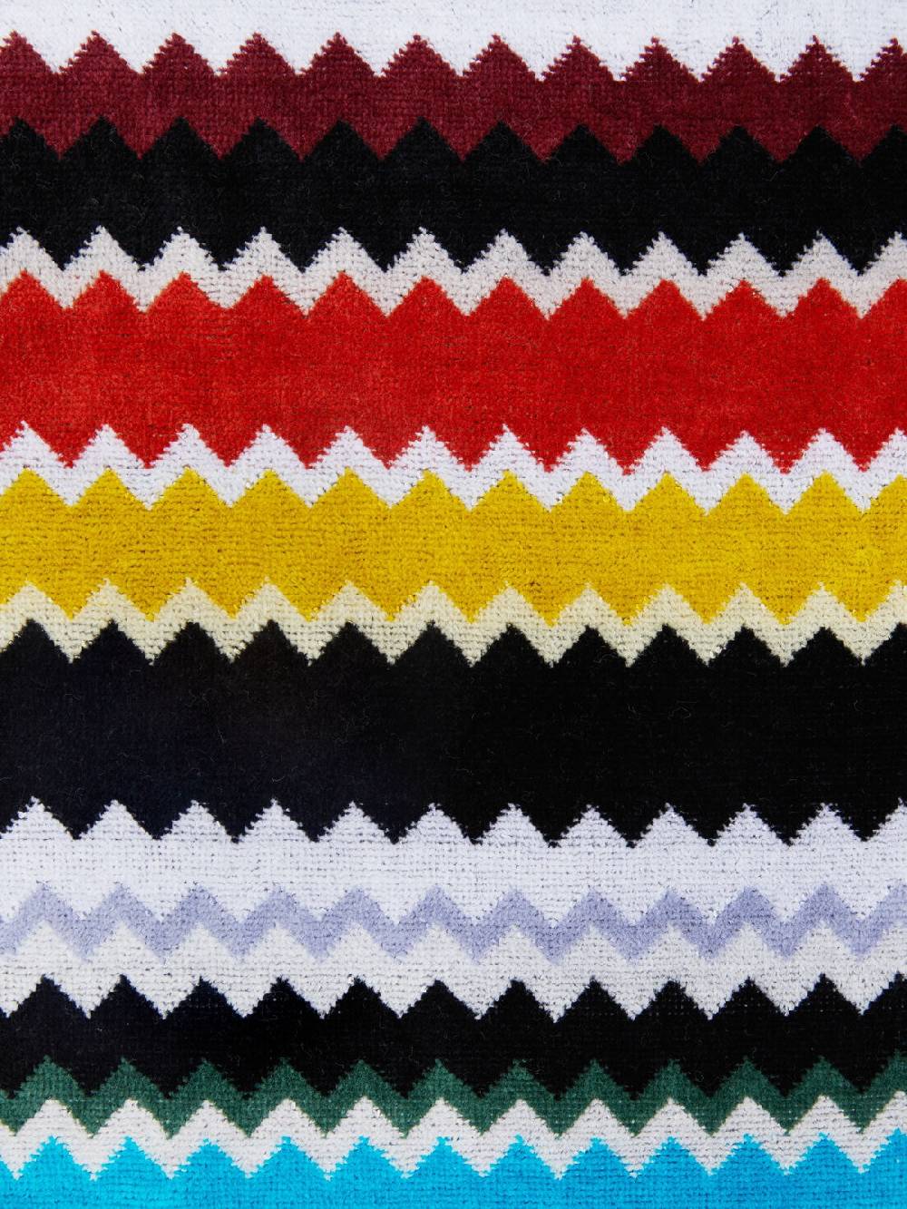 Missoni Telo Mare 100x180 Cm Curt In Spugna Di Cotone Zig Zag