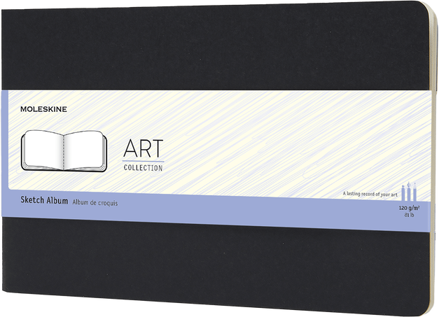 Moleskine Album per schizziCollezione Art, Nero