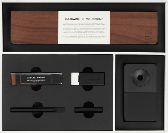 Moleskine Blackwing x MoleskineSet Atelier