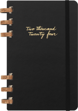 Moleskine Life Planner 2024 L12 mesi, Spirale, Nero
