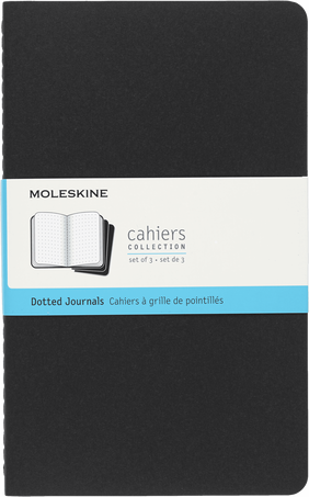 Moleskine Quaderni CahierSet da 3 quaderni, Nero