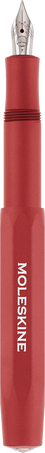 Moleskine Penna Stilografica Moleskine x KawecoAlluminio, Rossa Moleskine Penna Stilografica Moleskine x KawecoAlluminio, Rossa
