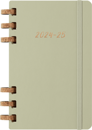 Moleskine Student Life Diary 2024/202512 mesi, Spirale, Kiwi