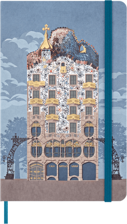 Moleskine Taccuino Casa Batlló in edizione personalizzataLarge, a righe, con copertina rigida