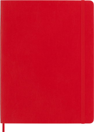 Moleskine Taccuino ClassicCopertina morbida, Rosso Scarlatto