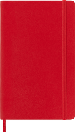 Moleskine Taccuino ClassicCopertina morbida, Rosso Scarlatto