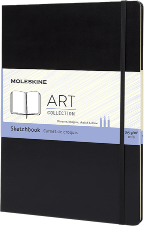 Moleskine Taccuino per gli schizziCollezione Art, Nero