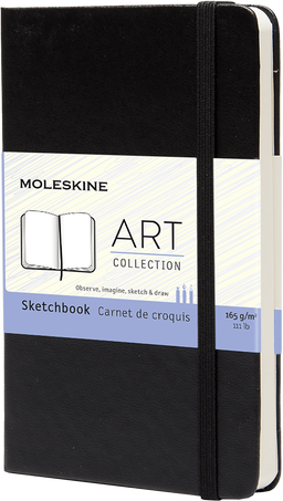 Moleskine Taccuino per gli schizziCollezione Art, Nero