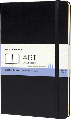 Moleskine Taccuino per gli schizziCollezione Art, Nero