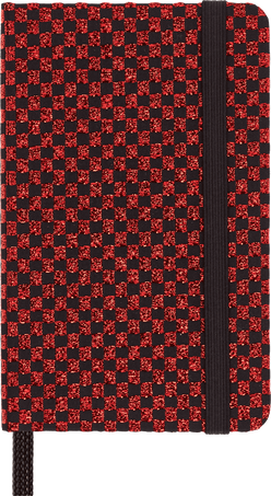 Moleskine Taccuino ShineXS, pagine bianche, copertina rigida, con Gift Box, Rosso Metallico