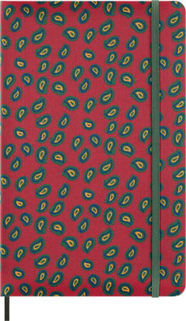 Moleskine Taccuino SilkLarge, a righe, copertina rigida, con Gift Box, Bordeaux