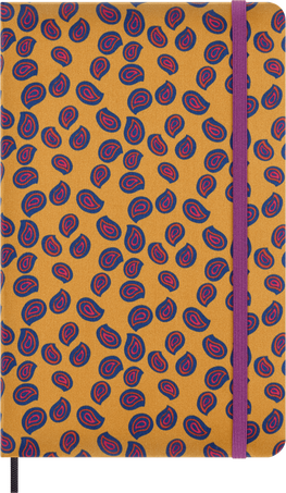 Moleskine Taccuino SilkLarge, a righe, copertina rigida, con Gift Box, Giallo