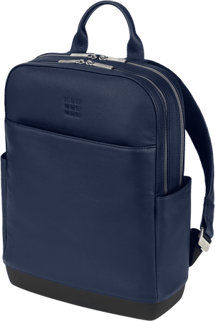 Moleskine Zaino PRO Moleskine in pelleCollezione Classic, Blu Zaffiro