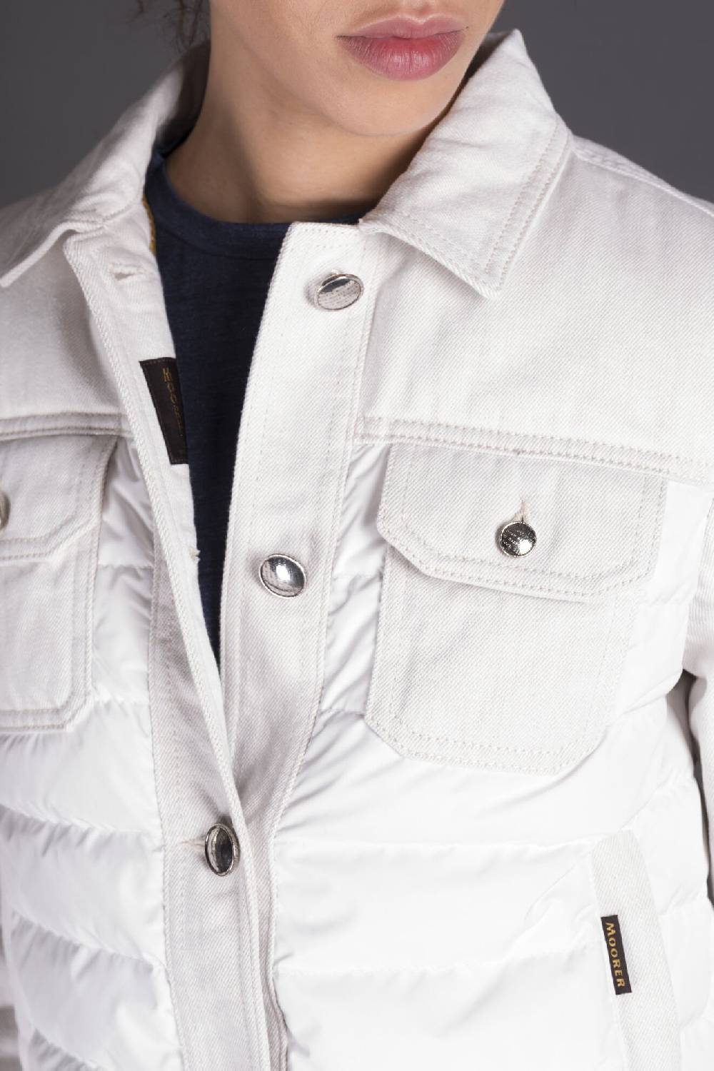 Moorer Giacche PETUNIA-24P ECRU