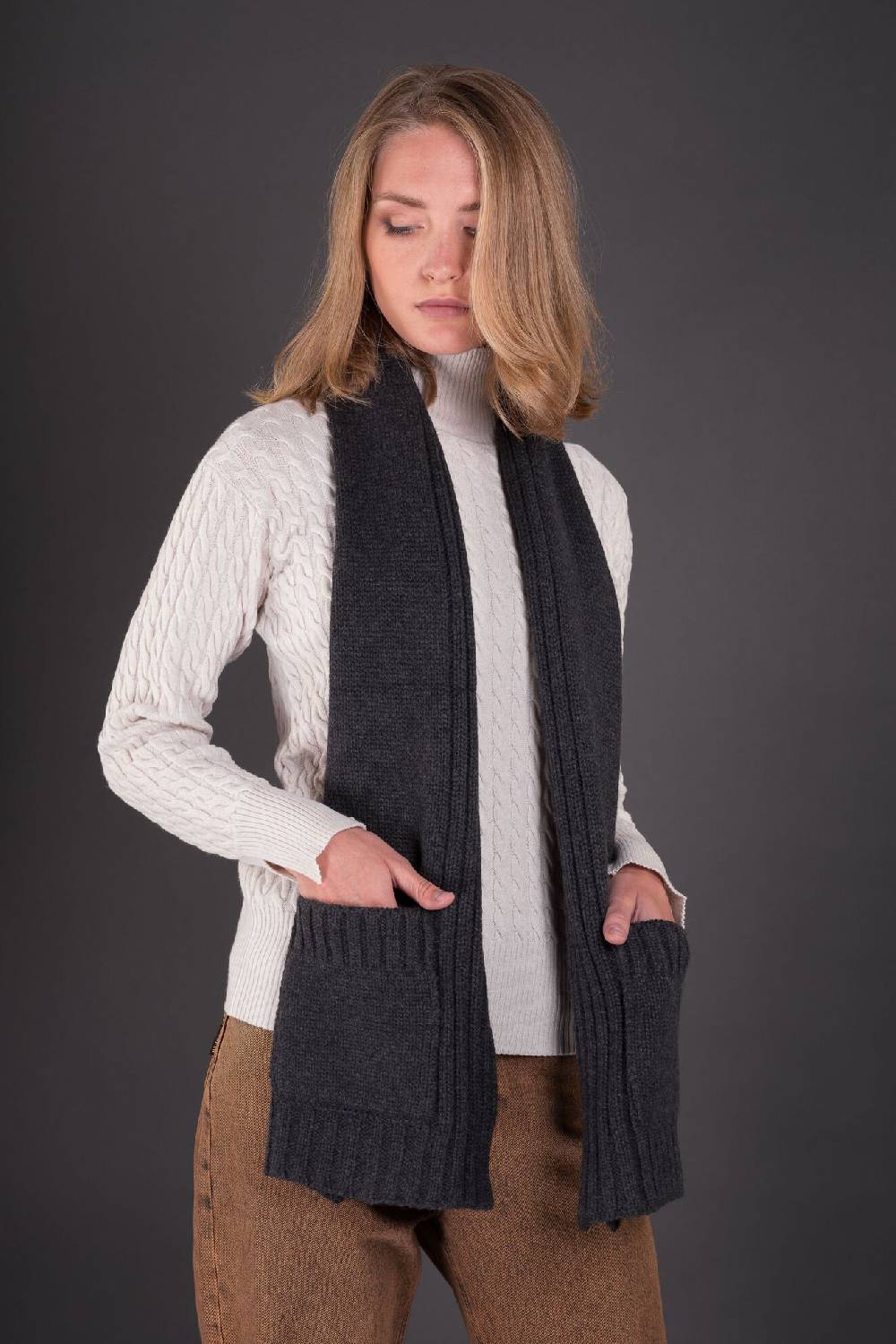 Moorer Guanti E Sciarpe SCARFPOKET-CWS