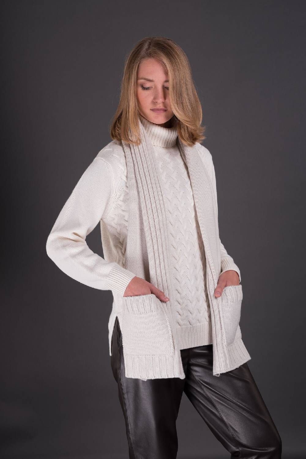 Moorer Guanti E Sciarpe SCARFPOKET-CWS