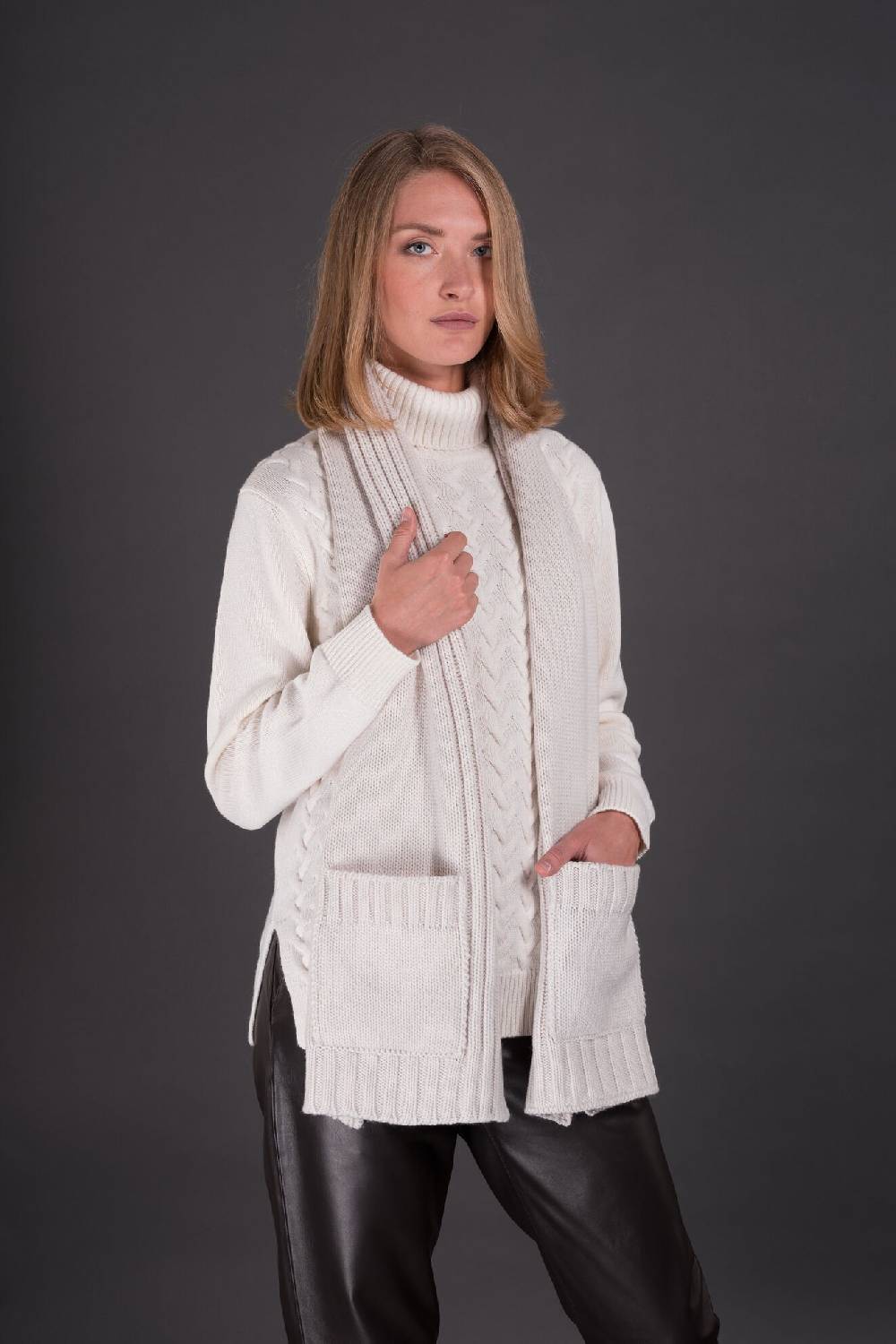 Moorer Guanti E Sciarpe SCARFPOKET-CWS