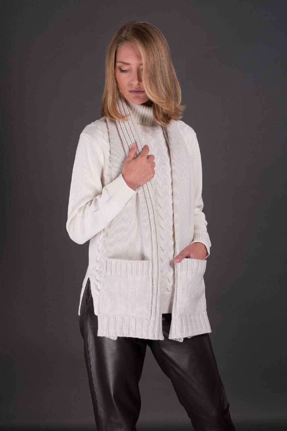 Moorer Guanti E Sciarpe SCARFPOKET-CWS