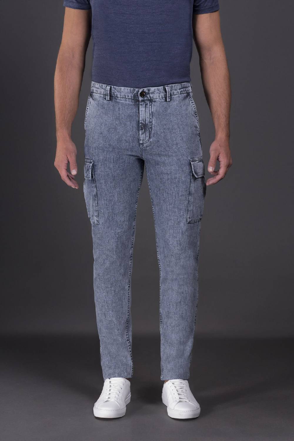 Moorer Pantaloni BRODY-01 NAVY/BLUE