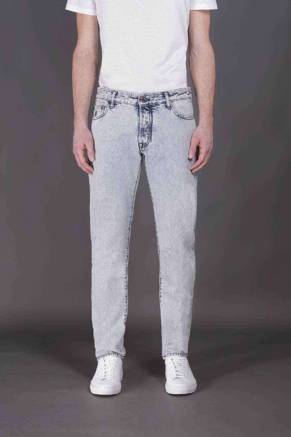 Moorer Pantaloni PAVEL-34 BLU