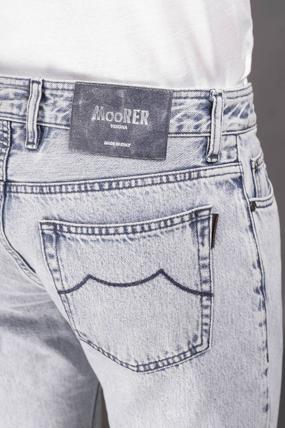 Moorer Pantaloni PAVEL-34 BLU