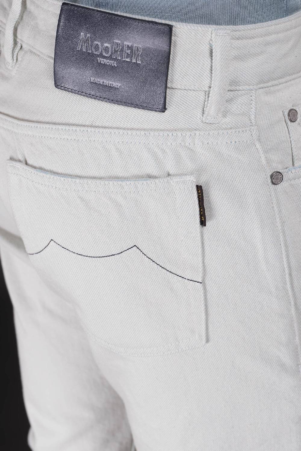 Moorer Pantaloni PAVEL-55 AZZURRO