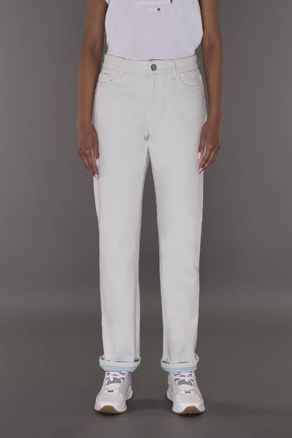 Moorer Pantaloni SANSA-55 AZZURRO