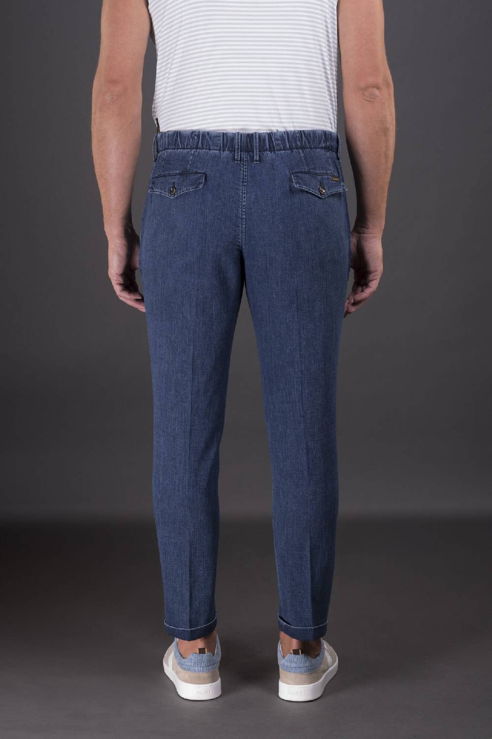 Moorer Pantaloni WILTON-32 LIGHT DENIM