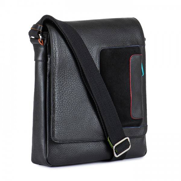 Mywalit Borsa A Tracolla Havana Con Risvolto Black Pace