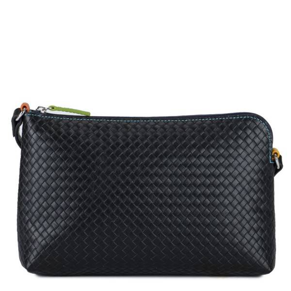 Mywalit Borsa A Tracolla Piccola Linea Embossed Nappa Black Pace