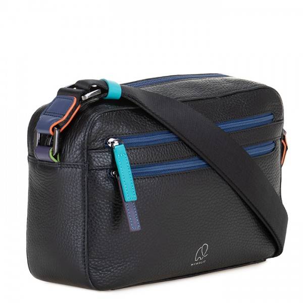Mywalit Borsa A Tracolla Piccola Versilia Black Pace