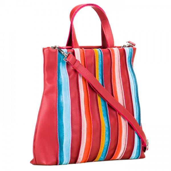 Mywalit Borsa Shopper Laguna In Pelle E Camoscio Vesuvio