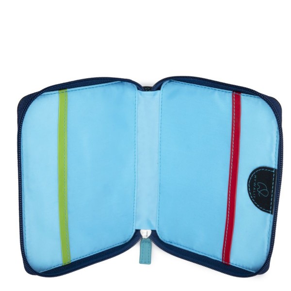 Mywalit Custodia Media Linea Embossed Nappa Black Pace