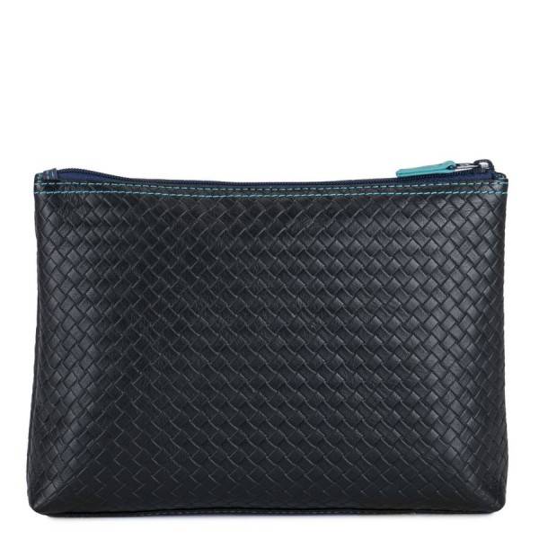 Mywalit Make-Up Case Grande Linea Embossed Nappa Black Pace